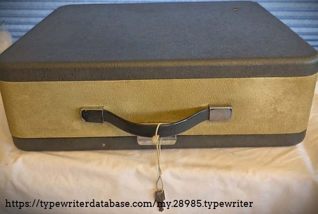 Case front with key.