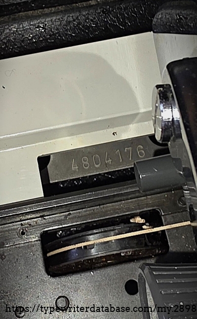Serial number.