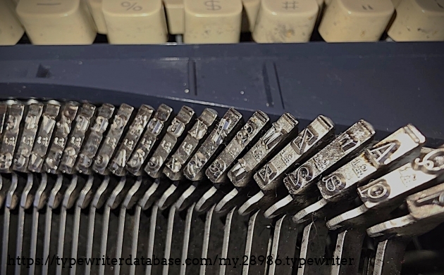 Type basket, left end.
