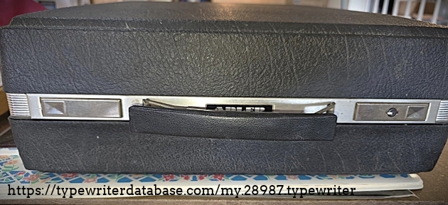 Front of case.
