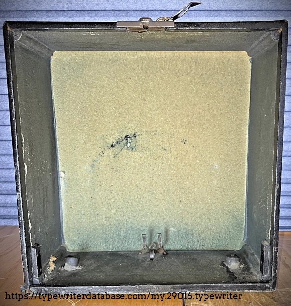 Case top, underside.
