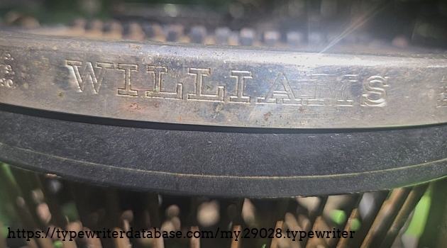 Williams name engraving.
