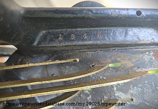 Serial number.