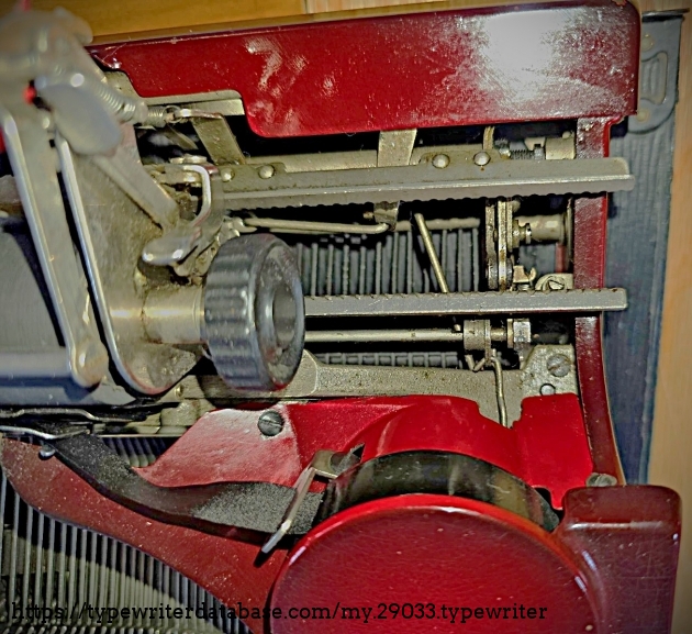 Right carriage end.