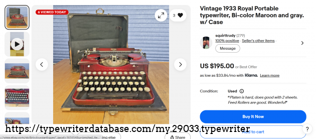 eBay main listing page.