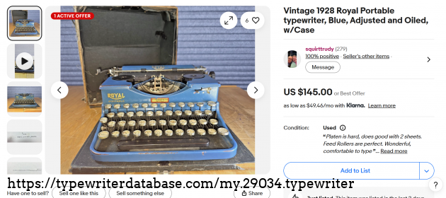 eBay main listing page; first listed 9-14-2026.
