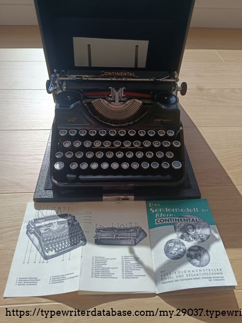 reprint of manual