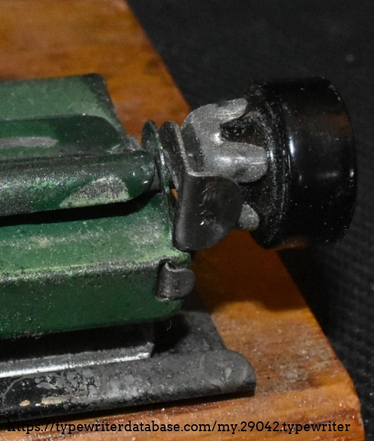 The index mechanism, so you get even line spacing.