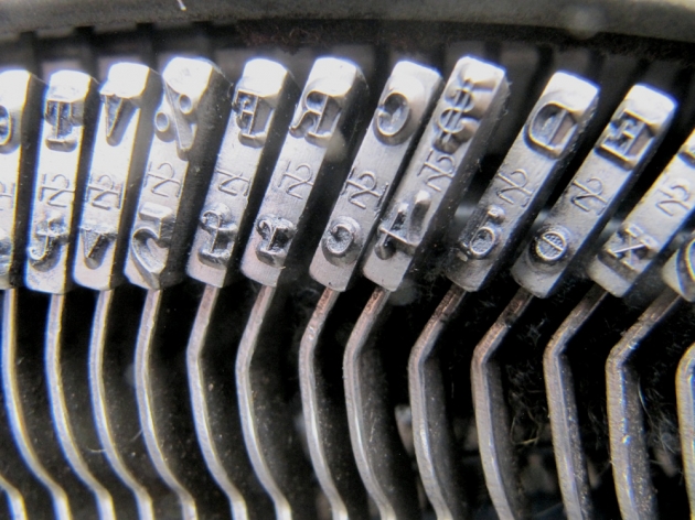 The type looks good, but the stone platen limits the print quality.
