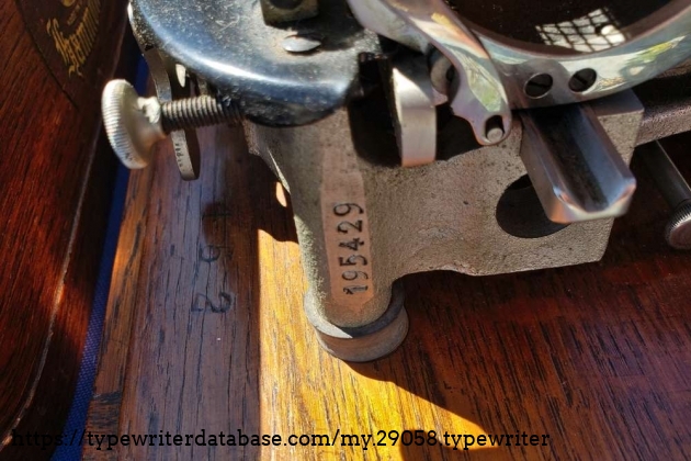 Serial numbers.