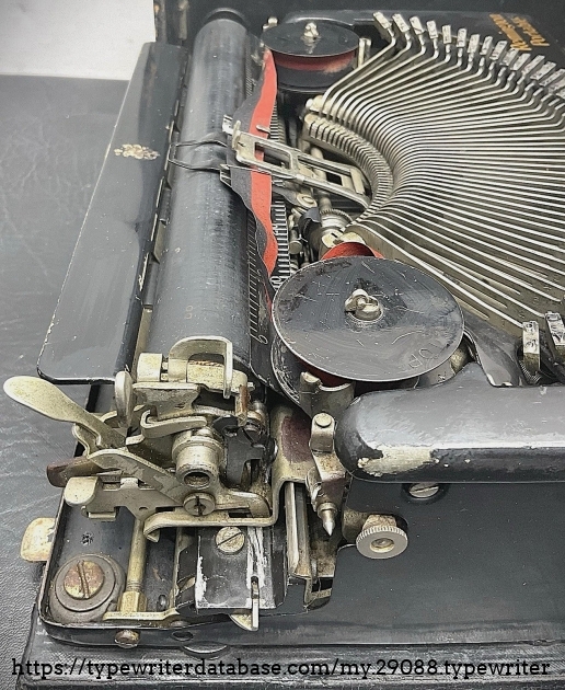 Left carriage end.