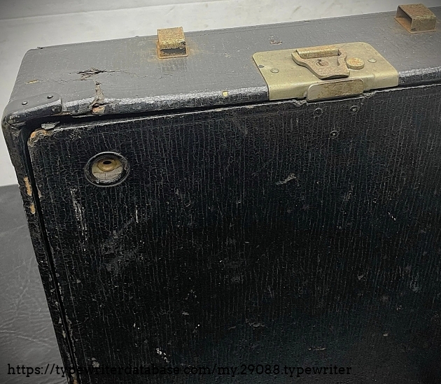Case underside, left.