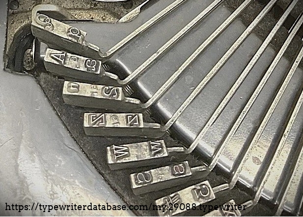 Crop of left end of type basket.
