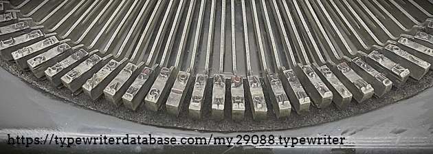 Crop of middle range of type basket.