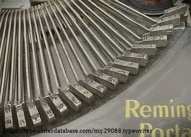 Crop of right end of type basket.