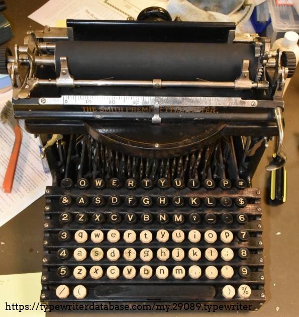 The no-shift, double keyboard was surprisingly easy to get accustomed to.  No ones or zeroes.