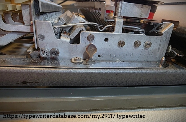 Right-side view, with ribbon spool cover off.