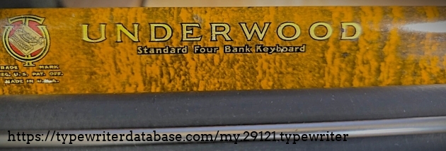 Paper table decal.
