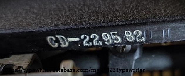 Serial number.