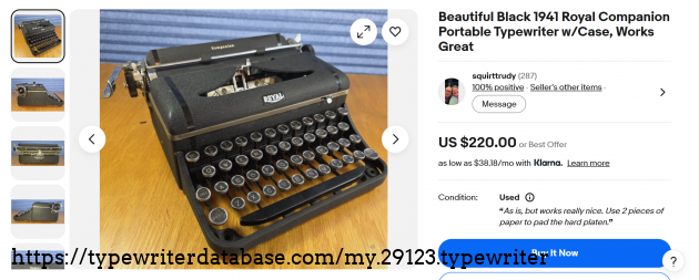 eBay main listing page.