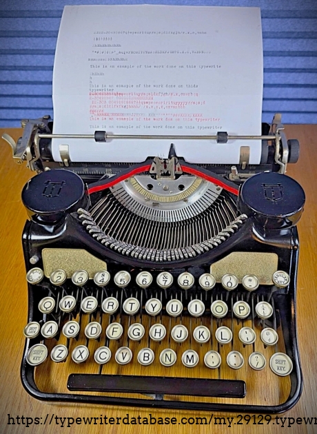 Front, top-down, with paper installed.