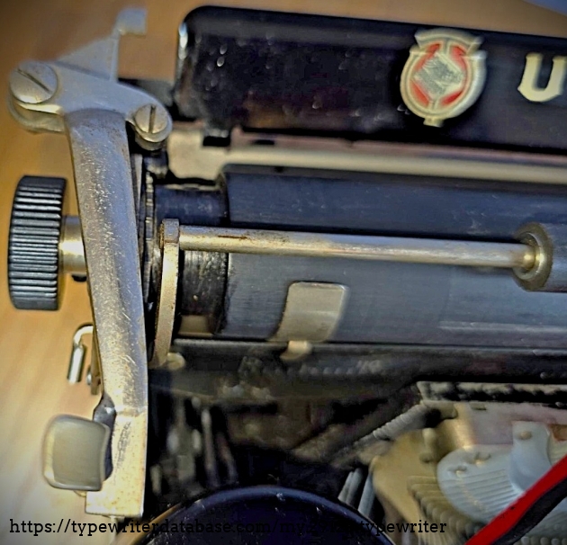 Left carriage end.