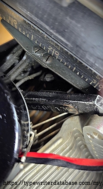 Top left, serial number location.