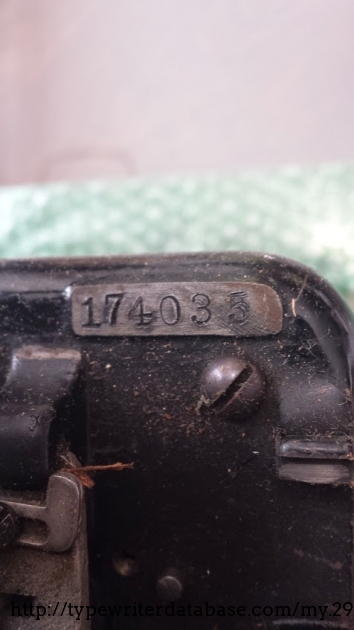 serial number (found on right side of carriage rail once you move the carriage to the left)