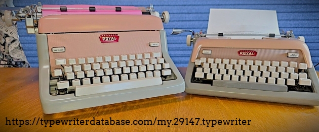 Both "Mom" FPE and "Baby" Futura 800 with typing samples.