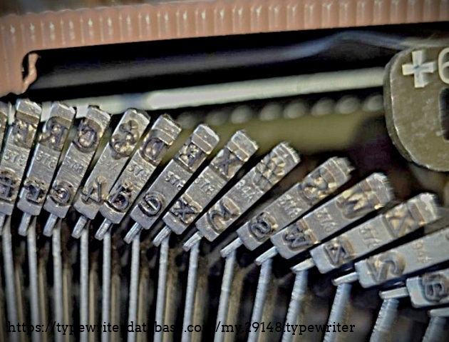 Detail of some type slugs.