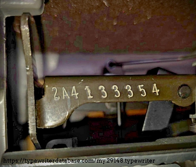 Serial number.