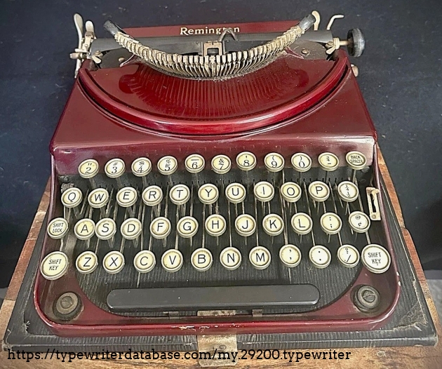 Front view, on base.