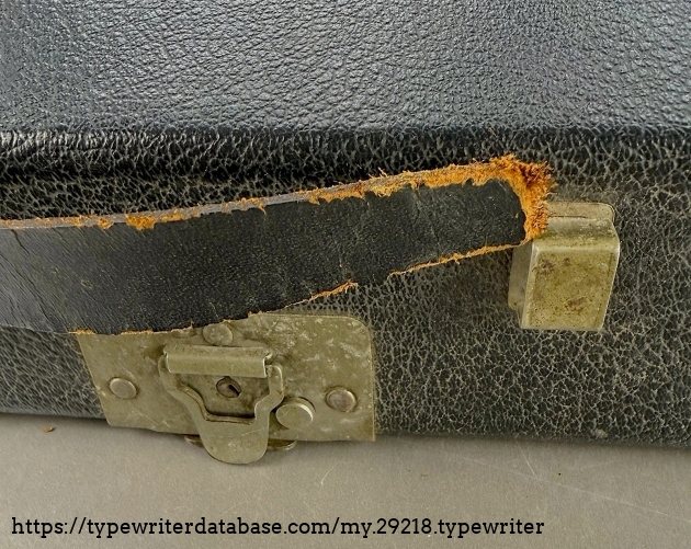 Case latch detail.