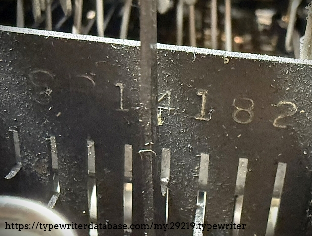 Serial number.
