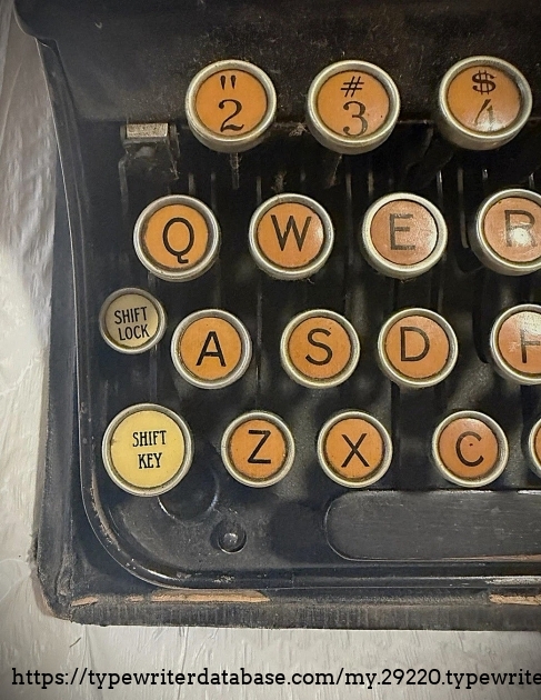 Keyboard, left-side detail.