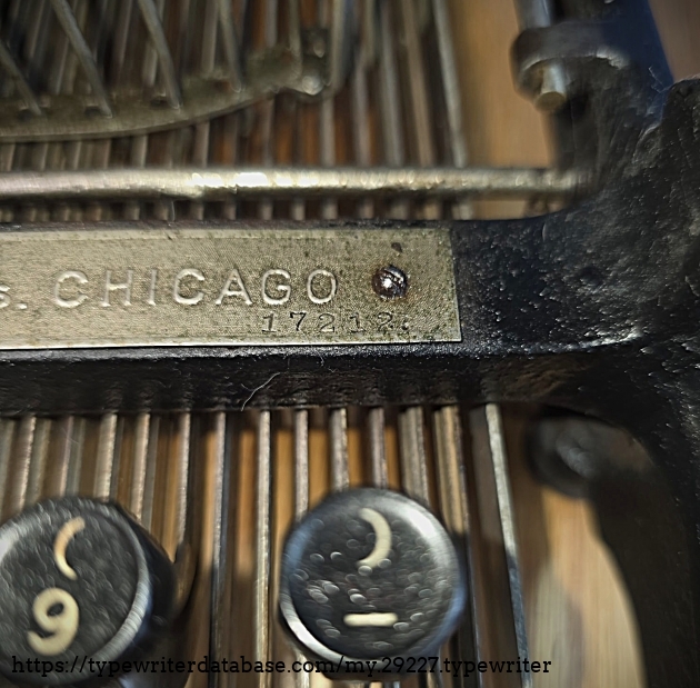Serial number.