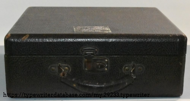 I often wonder how many choices of cases there were at any one time for a particular model of typewriter.