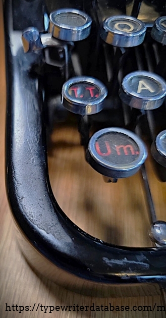 Keyboard, bottom left.