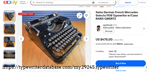 eBay main listing page.