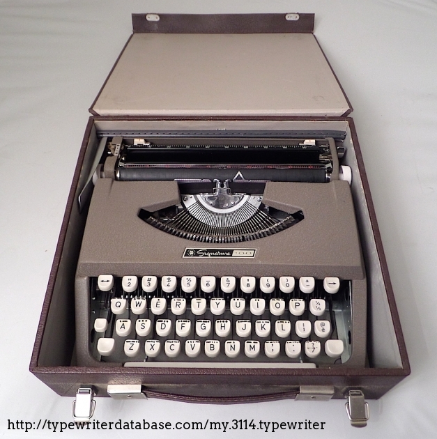 1963 Montgomery Ward Signature 100 on the Typewriter Database