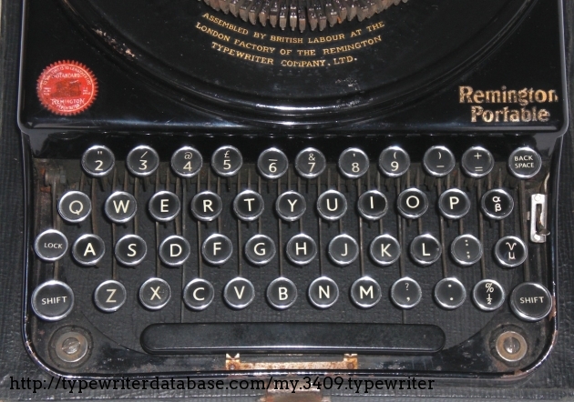 The modified keyboard with math and four Greek characters