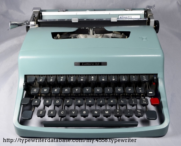 Olivetti Lettera 32 Serial Number