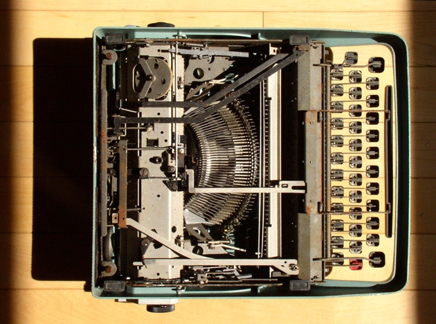 ...like an Olivetti ad for a used typewriter....