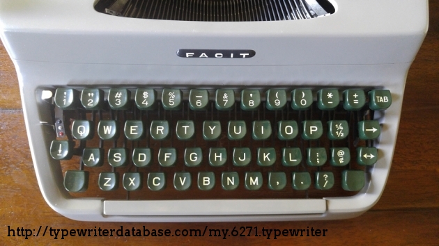 1960 Facit TP1 on the Typewriter Database