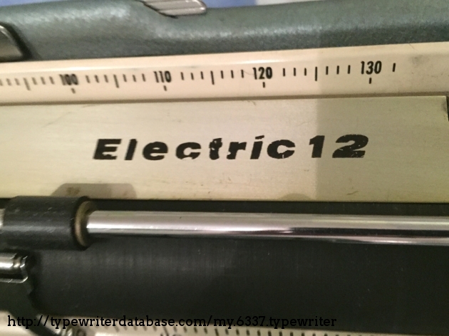 in 1959 it was "Electric 12", not yet "Electra 12"