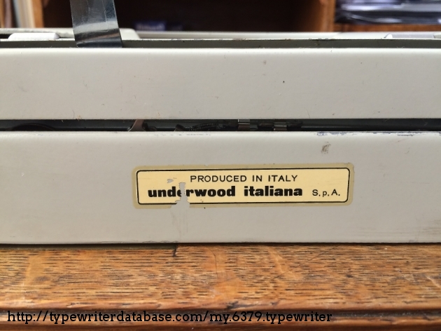 Underwood italiana, AKA Olivetti