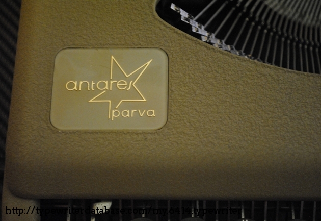 Antares Parva brand plate