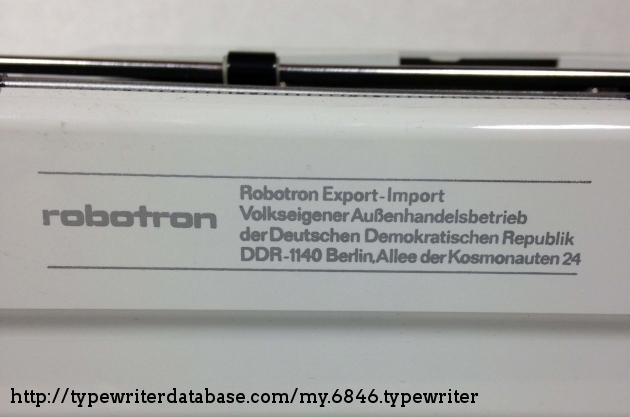 "Robotron Export-Import, People's Export Business of the German Democratic Republic."