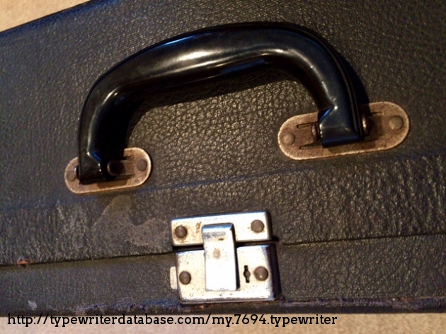 Simple one-button latch was improved in later versions.