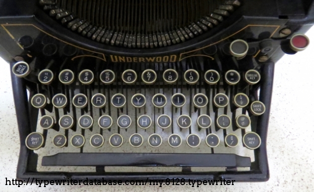 Antique Typewriter Underwood No. 5 Standard • 1919 Serial # 1253085 Black  Writer